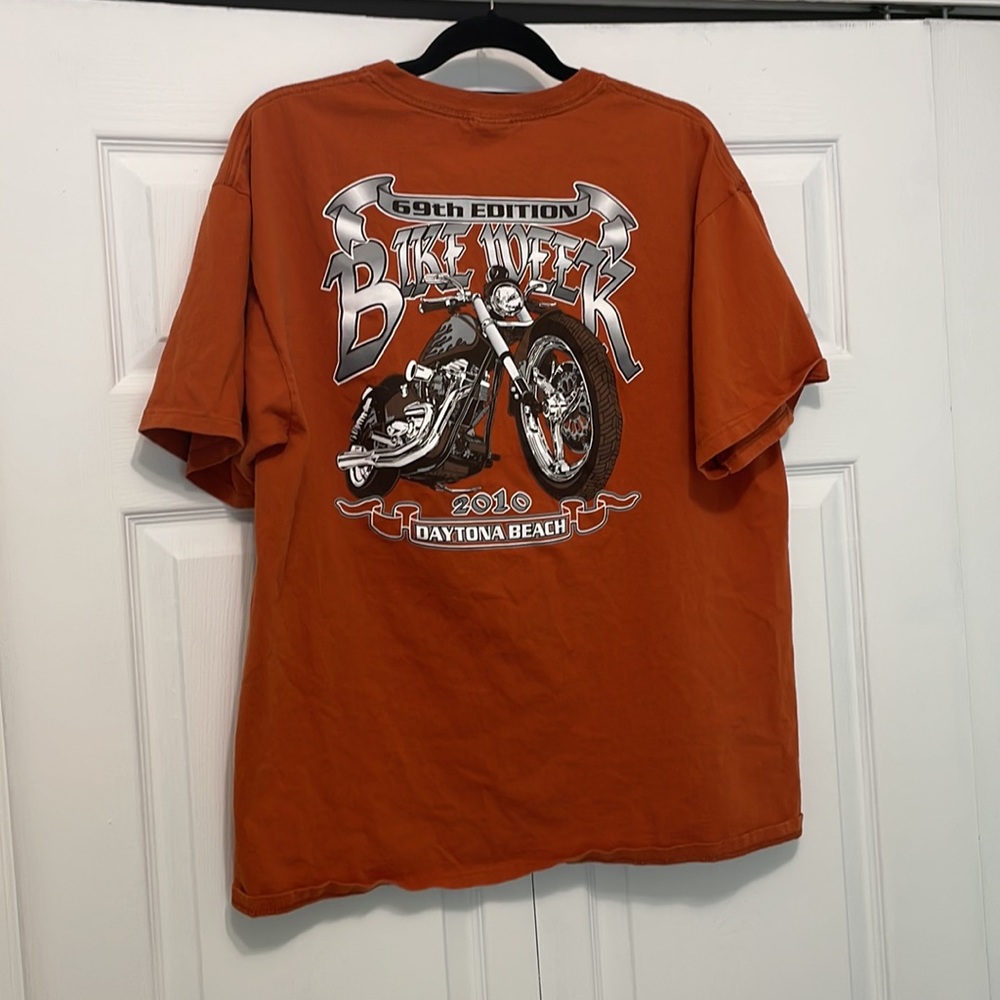 Vintage Harley Davidson bike week Daytona beach